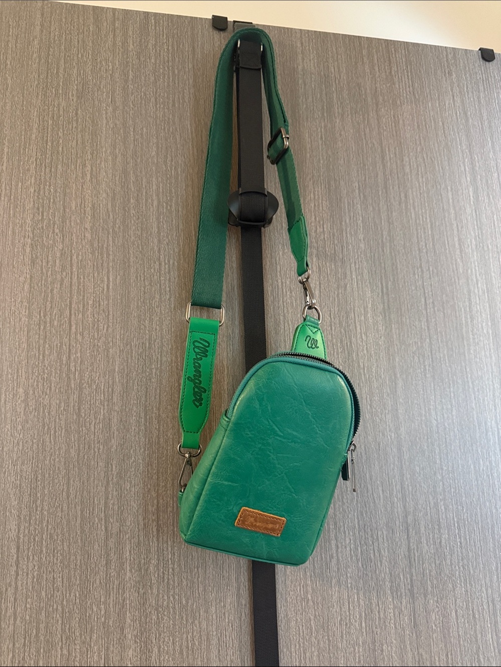 Wrangler Emerald Green Crossbody Sling Bag